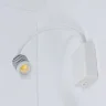 Светильник светодиодный прикроватный DH17 (220V, 5W, warm white, белый c черным корпус) - фото III