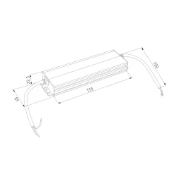 Блок питания 60W 24V IP67 95052/00 (065978)