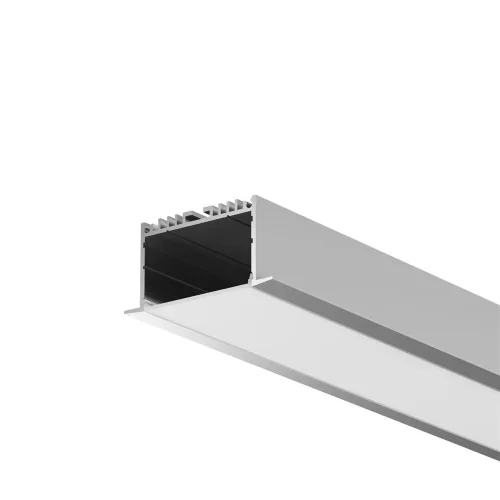 Алюминиевый профиль встраиваемый ALM-6332-S-2M (Серебро) - фото