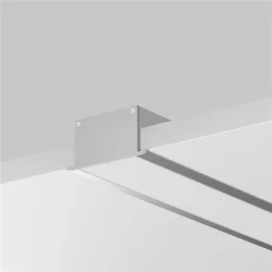 Алюминиевый профиль встраиваемый ALM-6332-S-2M (Серебро)