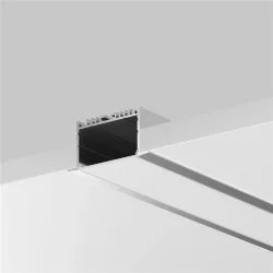 Алюминиевый профиль встраиваемый ALM-6332-S-2M (Серебро)