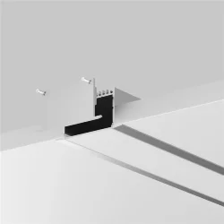 Алюминиевый профиль встраиваемый ALM-6332-S-2M (Серебро)