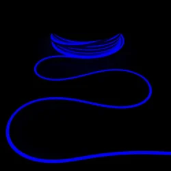 Односторонний Гибкий Неон 6х12мм Синий 12В, IP65