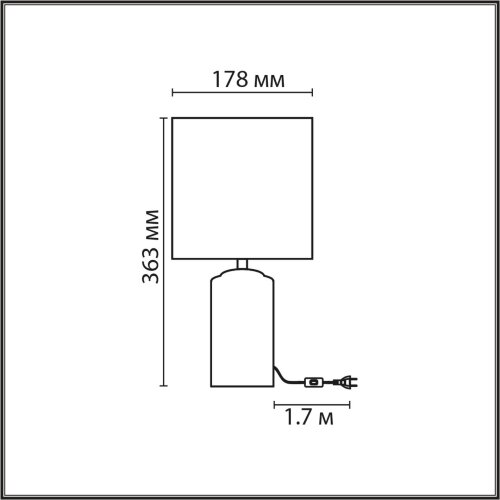 Настольная лампа «LUMION» 8141/1T, серия: TERAZIO. Фото 3.