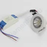 Светодиодный светильник встраиваемый 65 Series white housing BW102 (3W,220V,day white) - фото 4.