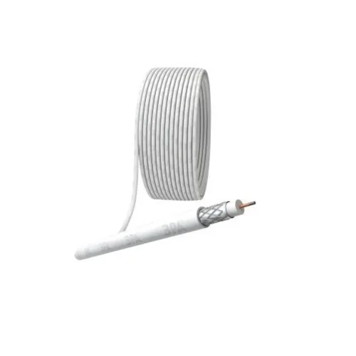 Кабель коаксиальный RG-6U CCS/оплетка Al 64проц. PVC Simple 75Ом бел. (м) Эра Б0044597 - фото