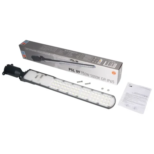 Светильник светодиодный PSL 09 150Вт 5000К уличный консольный ДКУ GR IP65 Pro JazzWay 5064133 - фото 3