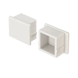 Комплект заглушек (для профиля 12×06) 10 шт., ALM005EC (Белый)