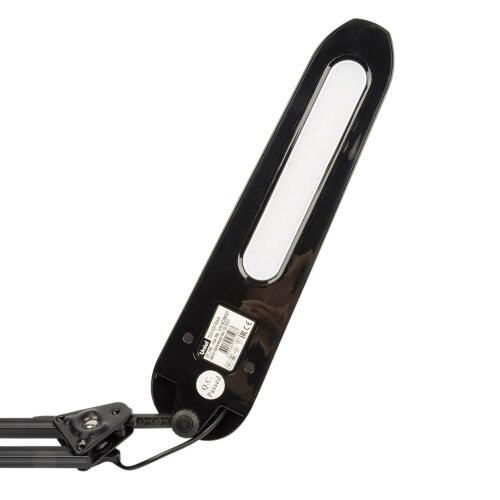 TLD-524 Black-8W-Светильник настольный на струбцине-LED-500Lm-4500K-Dimmer-Цвет-черный - фото 3