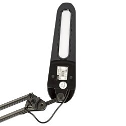 TLD-524 Black-8W-Светильник настольный на струбцине-LED-500Lm-4500K-Dimmer-Цвет-черный