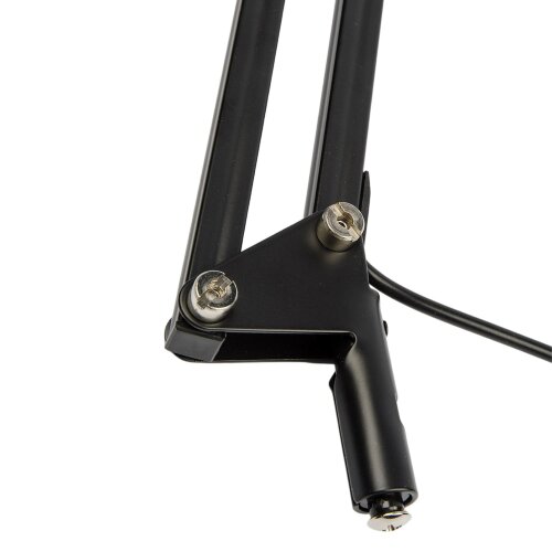 TLD-524 Black-8W-Светильник настольный на струбцине-LED-500Lm-4500K-Dimmer-Цвет-черный - фото 7