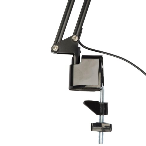 TLD-524 Black-8W-Светильник настольный на струбцине-LED-500Lm-4500K-Dimmer-Цвет-черный - фото 8