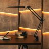 TLD-524 Black-8W-Светильник настольный на струбцине-LED-500Lm-4500K-Dimmer-Цвет-черный - фото 9