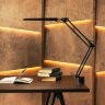 TLD-524 Black-8W-Светильник настольный на струбцине-LED-500Lm-4500K-Dimmer-Цвет-черный - фото 12