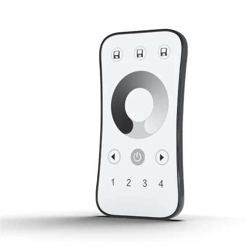Пульт для монохромной светодиодной ленты 4 зоны (Черно-белый) - фото