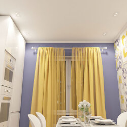 Встраиваемый светильник, IP 20, 10 Вт, GU5.3, LED, белый/хром, пластик, Denkirs DK3072-WH+CH