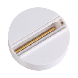 Трёхфазная чаша крепления, предназначена для стационарной фиксации прожекторов без использования шин «Novotech» 135072, дизайн: Хай-тек (накладной)