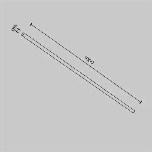 Соединитель для системы Axity (Черный) CA001-L1000-B - фото 6