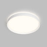 DK6511-WH Накладной светильник, LED, 50W, IP 20, 3000K - 6500K, белый, металл, полимер.