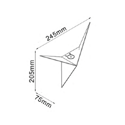 Светильник настенный GW TRIK белый, 4000K, GW-9103-3-WH-NW 001561