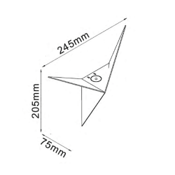 'Светильник настенный GW TRIK белый, 4000K, GW-9103-3-WH-NW 001561