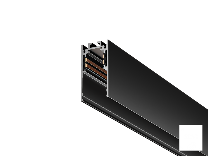 Трек 6063 MagLine (RAL9005/1250mm) - фото 1