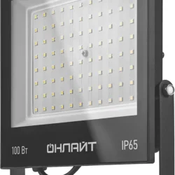 Прожектор светодиодный 61 948 OFL-100-6K-BL-IP65-LED 100Вт 6000К IP65 8000лм черн. ОНЛАЙТ 61948