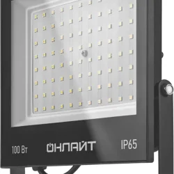 Прожектор светодиодный 61 948 OFL-100-6K-BL-IP65-LED 100Вт 6000К IP65 8000лм черн. ОНЛАЙТ 61948