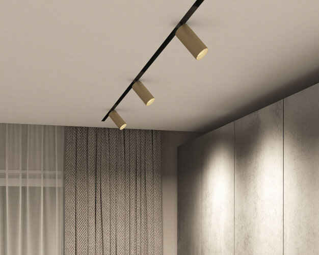 DK8020-BG Акцентный светильник SMART SPOT 20W DIM 3000K-6000K, матовое золото с черным. Фото 8