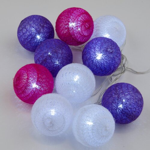 ULD-S0200-010-STB-2AA WHITE IP20 TANGLES-1 Гирлянда светодиодная Клубки, на батарейках 2AA не в-к, 2м, 10 светодиодов, Белый свет, Провод прозрачный, TM Uniel - фото 1