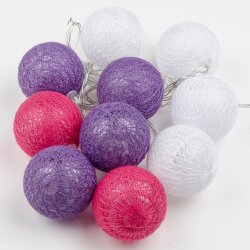 ULD-S0200-010-STB-2AA WHITE IP20 TANGLES-1 Гирлянда светодиодная Клубки, на батарейках 2AA не в-к, 2м, 10 светодиодов, Белый свет, Провод прозрачный, TM Uniel