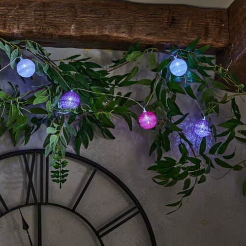 ULD-S0200-010-STB-2AA WHITE IP20 TANGLES-1 Гирлянда светодиодная Клубки, на батарейках 2AA не в-к, 2м, 10 светодиодов, Белый свет, Провод прозрачный, TM Uniel - фото 7