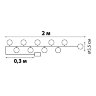 ULD-S0200-010-STB-2AA WHITE IP20 TANGLES-1 Гирлянда светодиодная Клубки, на батарейках 2AA не в-к, 2м, 10 светодиодов, Белый свет, Провод прозрачный, TM Uniel - фото 12