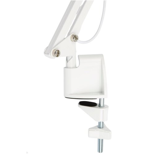 TLD-524 White-8W-Светильник настольный на струбцине-LED-500Lm-4500K-Dimmer-Цвет-белый - фото 7