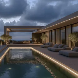 Лента светодиодная 480Led 14W IP68 4200K дневной белый, 5м COB 24V 480Led 14W IP68 (070531)