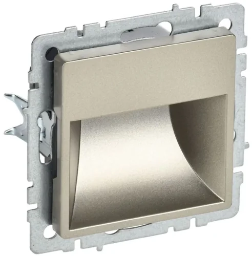 Подсветка светодиодная BRITE встраив. ПЛ20-БрШ механизм шампань IEK BR-FL20-K37 - фото