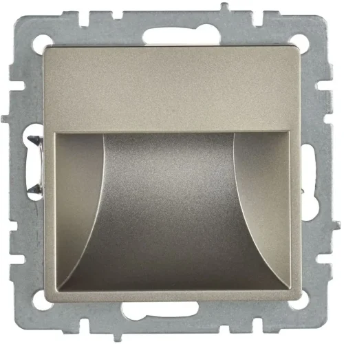 Подсветка светодиодная BRITE встраив. ПЛ20-БрШ механизм шампань IEK BR-FL20-K37 - фото 2