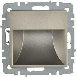 Подсветка светодиодная BRITE встраив. ПЛ20-БрШ механизм шампань IEK BR-FL20-K37