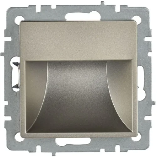 Подсветка светодиодная BRITE встраив. ПЛ20-БрШ механизм шампань IEK BR-FL20-K37 - фото 2