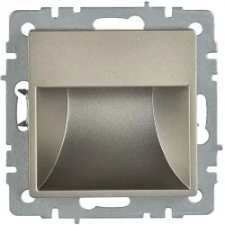 Подсветка светодиодная BRITE встраив. ПЛ20-БрШ механизм шампань IEK BR-FL20-K37