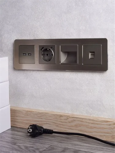 Подсветка светодиодная BRITE встраив. ПЛ20-БрШ механизм шампань IEK BR-FL20-K37 - фото 7