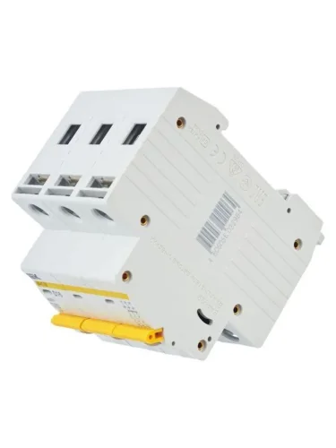 Выключатель автоматический модульный 3п D 16А 4.5кА ВА47-29 KARAT IEK MVA20-3-016-D - фото 7