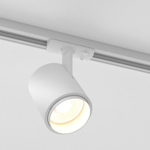 Трековый светодиодный светильник для однофазного шинопровода Cors белый матовый 10&nbsp;Вт 4200K - Фото 3