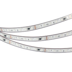 Светодиодная лента герметичная DMX-PFS-B60-12mm 24V RGB-PX6 (14 W/m, IP68, 5060, 5m) (Arlight)
