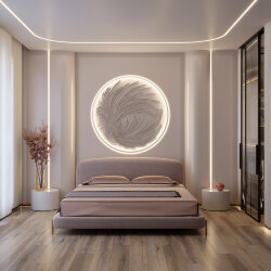 Светодиодная лента герметичная MOONLIGHT-SIDE-M384-4x10mm 24V White-MIX (7.2 W/m, IP65, 5m, wire x1) (Arlight, Силикон)