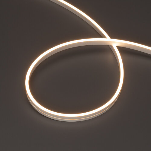Светодиодная лента герметичная MOONLIGHT-SIDE-M384-4x10mm 24V White-MIX (7.2 W/m, IP65, 5m, wire x1) (Arlight, Силикон) 038316 - фото