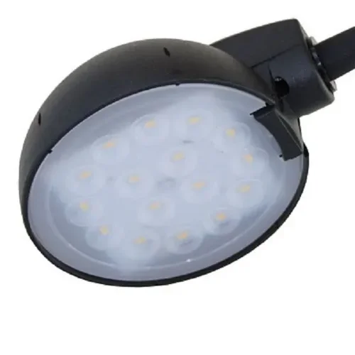 Настольный светильник на подставке Веста | LED, 7Вт/4000К | Чёрный, с органайзером, гибкая стойка 373мм | - ТРАНСВИТ. Фото 4