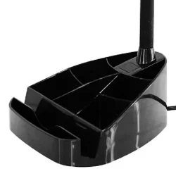 Настольный светильник на подставке Веста | LED, 7Вт/4000К | Чёрный, с органайзером, гибкая стойка 373мм | - ТРАНСВИТ