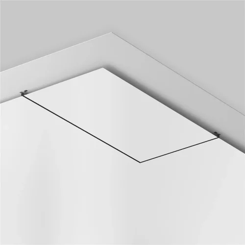 Шинопровод для монтажа Exility в натяжной ПВХ потолок, 2м, черный (Черный) - фото 3