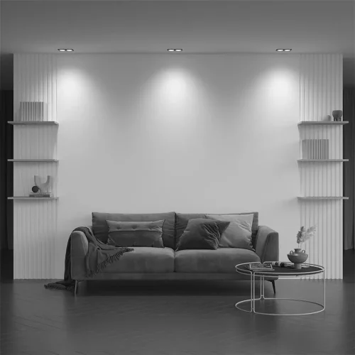 Встраиваемый светильник Zoom GU10 2x10Вт IP 65 (Черный) - фото 11